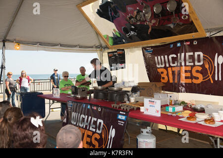 Hampton Beach Seafood Festival 2017 #hbsf17 Stock Photo