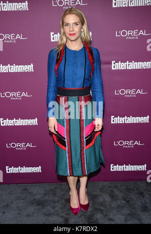 West Hollywood, California, USA. 15th Sep, 2017. Rhea Seehorn arrives for the Entertainment Weekly Pre Emmy Party at the Sunset Tower Hotel. Credit: Lisa O'Connor/ZUMA Wire/Alamy Live News Stock Photo