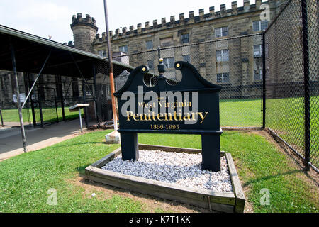 The former West Virginia State Penitentiary, a National Historic Places Registered facility, operated by the Moundsville Economic Development Council. Stock Photo