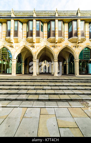 Gothic architecture of Northampton Guildhall building, England. Stock Photo