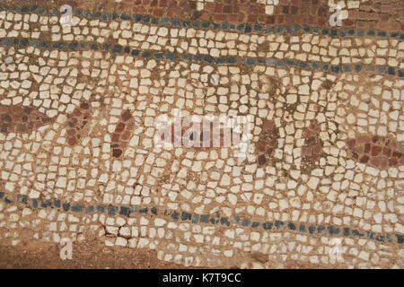 Philippi Archaeological site. This portion of the dig is from the area known as Bishop's house. Philippi was visited by the Apostle Paul in the Bible. Stock Photo