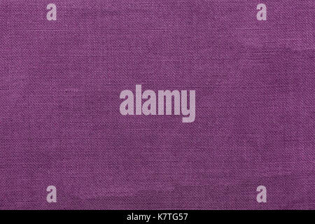 purple burlap background and texture Stock Photo