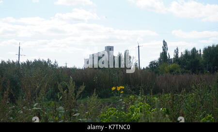 Sugar refinery industrial - Kursk , Europe 4 k Stock Photo