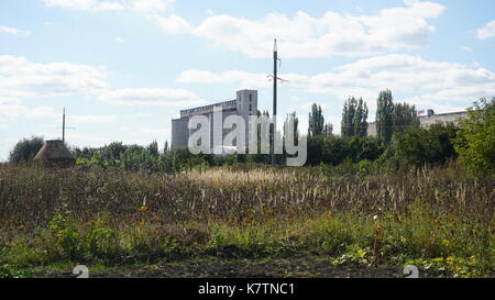 Sugar refinery industrial - Kursk , Europe 4 k Stock Photo