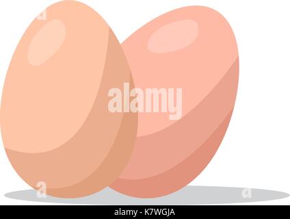 egg vector symbol icon design. Beautiful illustration isolated on white background Stock Vector