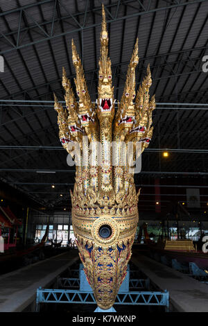 The prow of a Royal Barge,Bangkok National Museum,Thailand Stock Photo ...