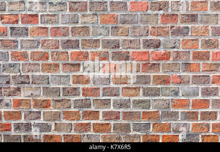Red old brick wall.  Stock Photo