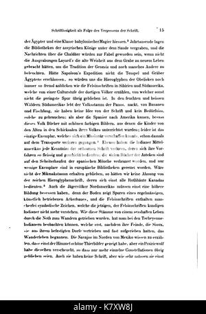 Illustrirte Geschichte der Schrift (Faulmann) 036 Stock Photo