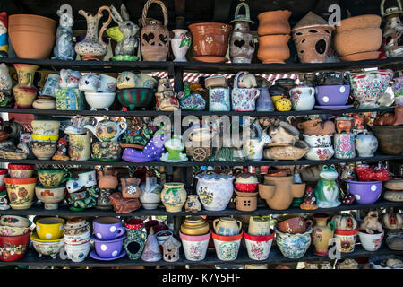 Uzice municipality, Serbia - Village Zlakusa craft pottery shop Stock Photo