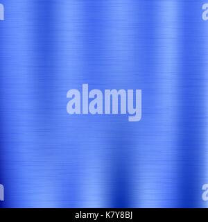 Line Grunge Background. Blue Metal Texture. Stock Vector