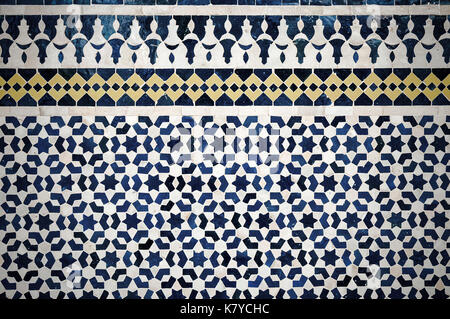 moroccan vintage tile background Stock Photo