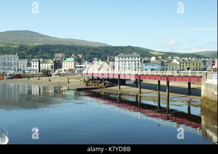 The Harbour at Ramsey, Isle of Man Stock Photo
