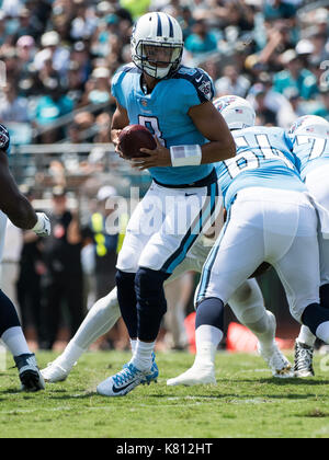 Jacksonville, FL, USA. 17th Sep, 2017. Jacksonville Jaguars quarterback ...