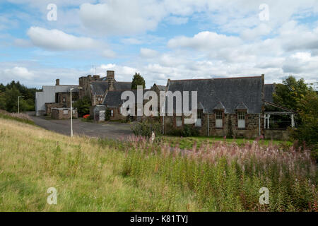 The grounds of the former Bangour Village hospital, Dechmont, West Lothian, Scotland which closed in 2004. Stock Photo