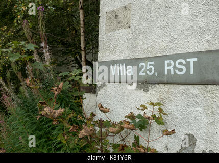 The grounds of the former Bangour Village hospital, Dechmont, West Lothian, Scotland which closed in 2004. Stock Photo