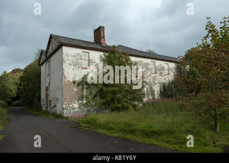 The grounds of the former Bangour Village hospital, Dechmont, West Lothian, Scotland which closed in 2004. Stock Photo