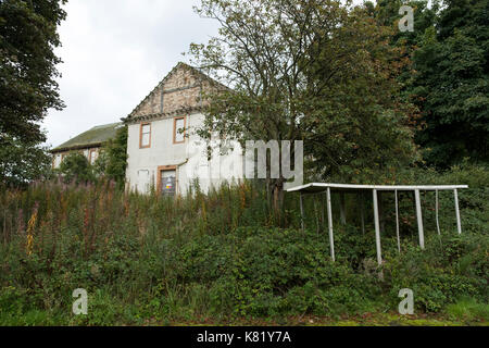 The grounds of the former Bangour Village hospital, Dechmont, West Lothian, Scotland which closed in 2004. Stock Photo