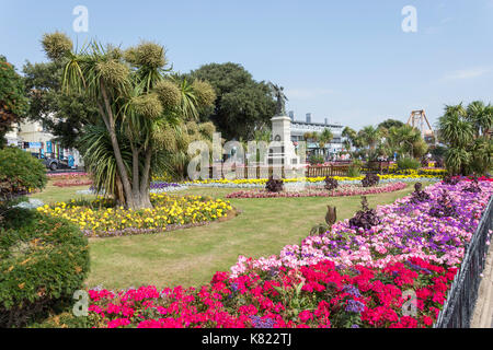 Garden of Remembrance and War Memorial, Clacton-on-Sea, Essex, England, United Kingdom Stock Photo