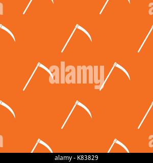 Scythe pattern seamless Stock Vector