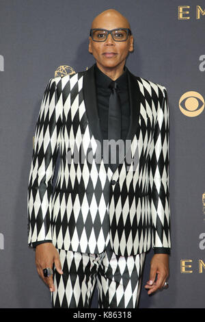 Los Angeles, California, USA. 17th Sep, 2017. RuPaul at The 69th Emmy Awards At The Microsoft Theater In California on September 17, 2017. Credit: Faye S/Media Punch/Alamy Live News