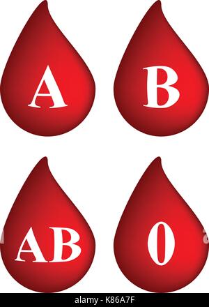 blood drop with group sign vector symbol icon design. illustration isolated on white background Stock Vector