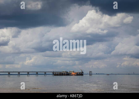 RNLI Humber lifeboat station at Spurn Head, East Yorkshire, UK. Stock Photo