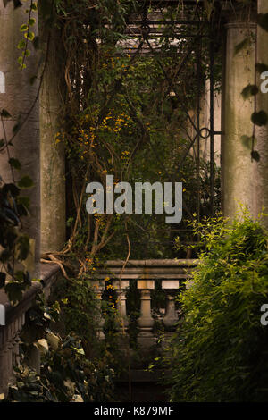 Pergola and Hill, London, UK Stock Photo