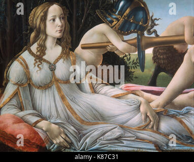 Venus and Mars, Sandro Botticelli- 1483 Stock Photo