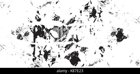 Grunge black and white texture Stock Vector