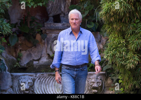 Roma, Italy. 18th Sep, 2017. Photocall with US actor Richard Gere in Rome for his new film 'Norman: The Moderate Rise and Tragic Fall of a New York Fixer' (in Italian: 'L'incredibile vita di Norman'). Credit: Matteo Nardone/Pacific Press/Alamy Live News Stock Photo