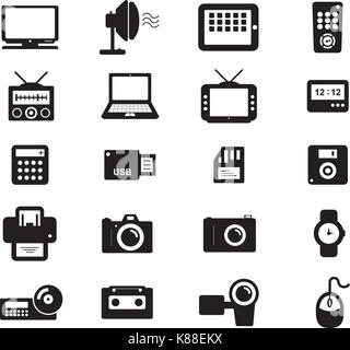 electronic icon Stock Vector