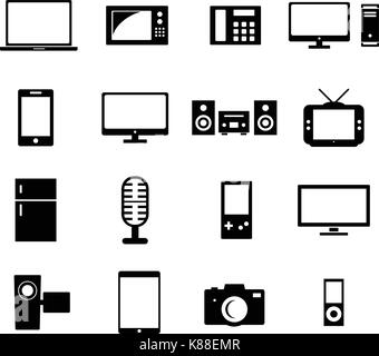 Electronic icon Stock Vector