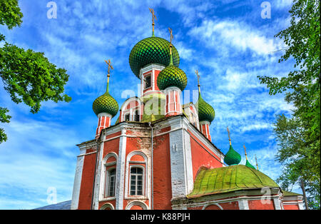 Alexander Nevsky Church in Pereslavl-Zalessky, Russia. Built in 1740. Stock Photo