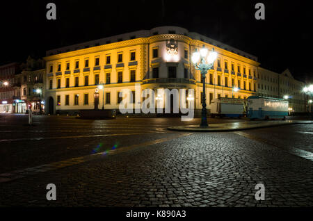 WIESBADEN GERMANY - February 20 2017: Hessischer Landtag in Wiesbaden Germany. The building houses the Hesse parliament. Stock Photo