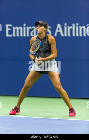 Madison Keys (USA) competing at the 2017 US Open Tennis Championships Stock Photo