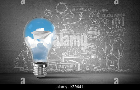 Effective innovations for the world ecology. Stock Photo