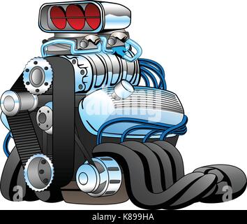 Car Engine 2d Vector Animation Stock Vector (Royalty Free