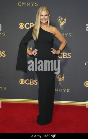 Hollywood, California, USA. 17th Sep, 2017. Nancy O'Dell. 69th Annual Primetime Emmy Awards held at Microsoft Theater. Credit: ZUMA Press, Inc./Alamy Live News Stock Photo