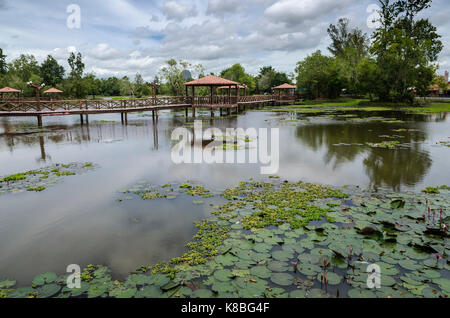 Taman Rekreasi Tasik Melati, Perlis, Malaysia - Tasik Melati is a wetland  famous for its lakes and its recreational facilities Stock Photo
