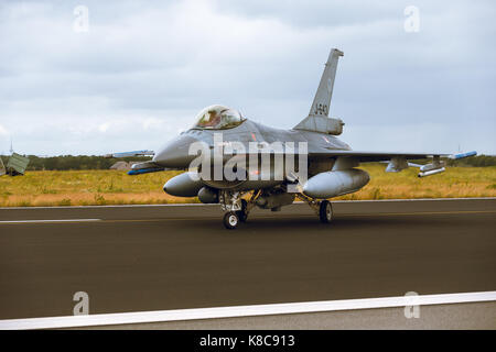 General Dynamics F-16A Fighting Falcon  at NTM2014 Stock Photo