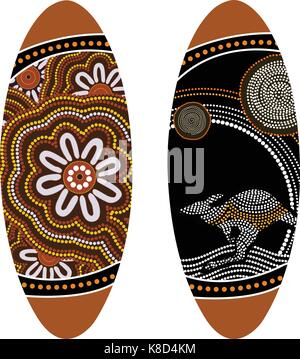 Aboriginal shield (Vector art). Illustration based on aboriginal style of dot shield. Stock Vector