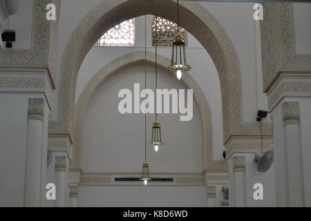 Quba mosque lamp symmetry Stock Photo