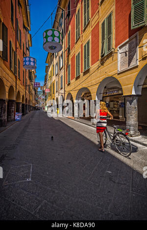 Italy Liguria Chiavari Via della Liberazione Stock Photo