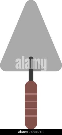 colored simple trowel icon Stock Vector