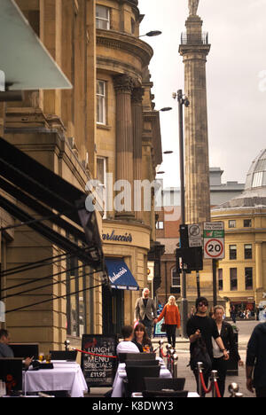 Grey's monument, Grainger Town,  Newcastle-upon-Tyne, Tyne and Wear Stock Photo