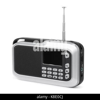 FM radio mp3 player isolated on white Stock Photo