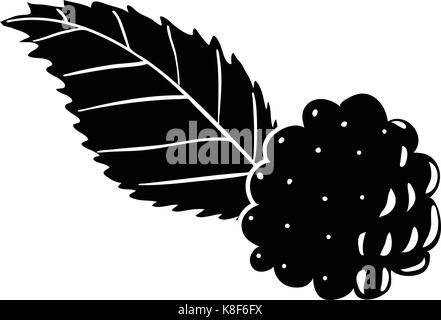 Blackberry icon, simple style Stock Vector