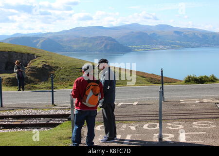 Llandudno, Wales. 19th Sep, 2017. UK Weather. Sunny in Llandudno. The Great Orme Llandudno Credit: michael clarke/Alamy Live News Stock Photo