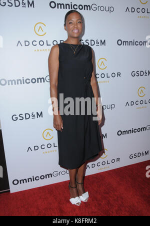 Hollywood, USA. 19th Sep, 2017. Aisha Tyler. 11th Annual AdColor Awards held at The Loews Hollywood Hotel - Dolby Ballroom in Hollywood. Credit: Birdie Thompson/AdMedia/ZUMA Wire/Alamy Live News Stock Photo