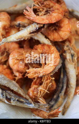 Fried fishes Stock Photo